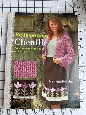 Re-Inventing Chenille Book Nannette Holmberg Sewing Projects Jackets Tote Bags